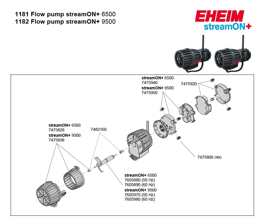 Eheim cirkulationspumpe streamON +6500